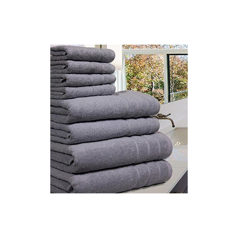 Nadem Luxury 8 Pcs Bale Set, Silver