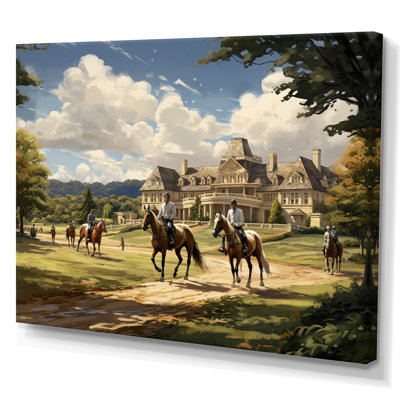 Art mural sur toile Country Club