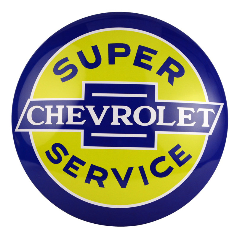 Décoration murale station de service Chevy