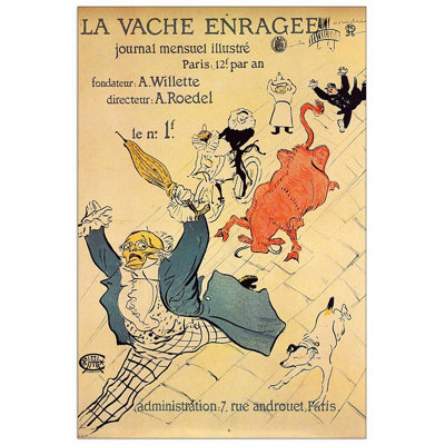 Henri De Toulouse-Lautrec - Wrapped Canvas Print