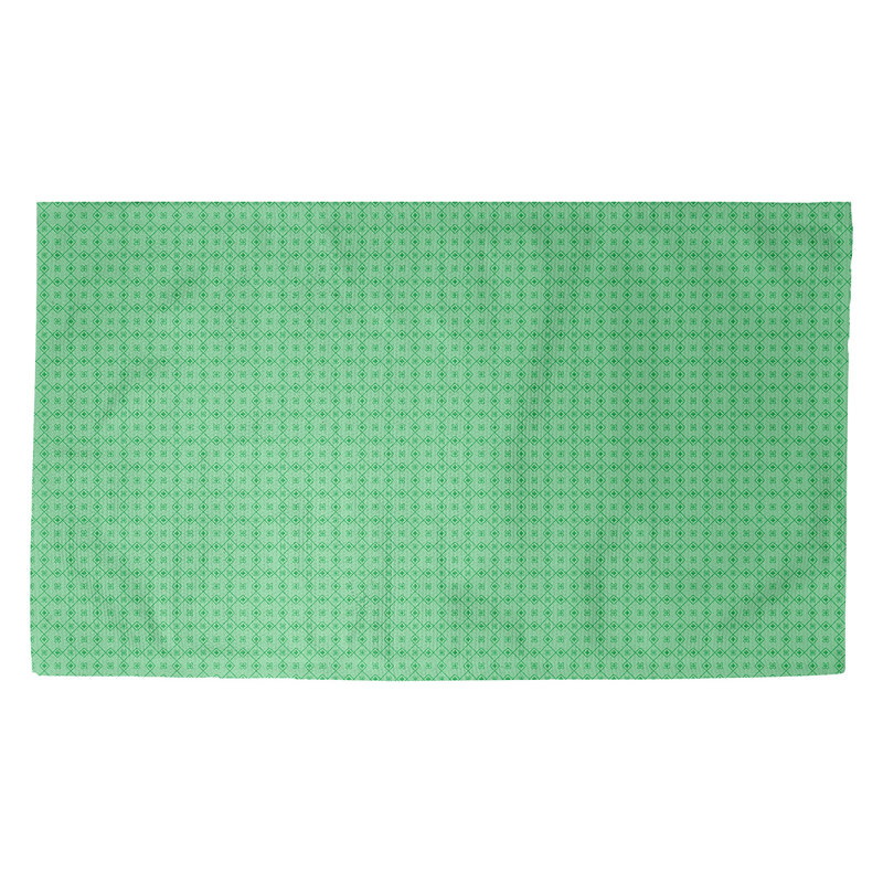 Tapis de porte d’intérieur napperon Kitterman, Rectangle 3 pi 3 po x 5 pi 3 po, Vert clair