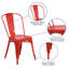 Stackable Outdoor Patio Dining Chair-256719314