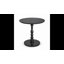 Table d'appoint ronde vintage en bois avec piédestal tourné-1447525120