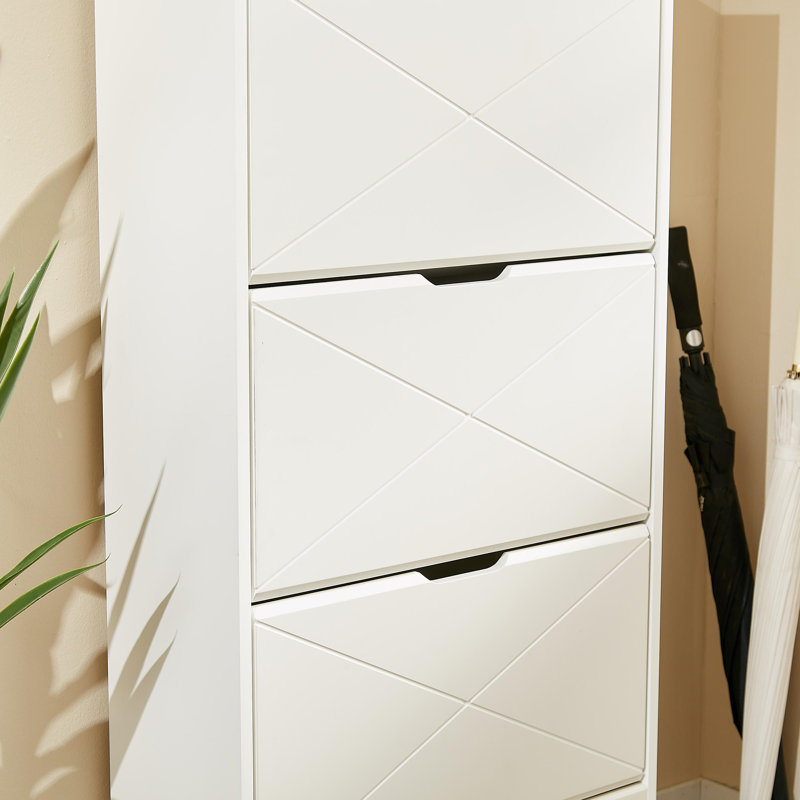 24 Pair Shoe Storage Cabinet