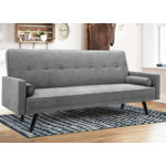 Ston Easton Twin 80'' Upholstered Convertible Sofa