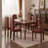 Vintage high appearance solid wood dining table