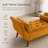 Velvet Upholstered Storage Bench-1372117904
