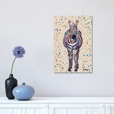 Fruit Stripe Zebra by Jodi Augustine - Wrapped Canvas Painting