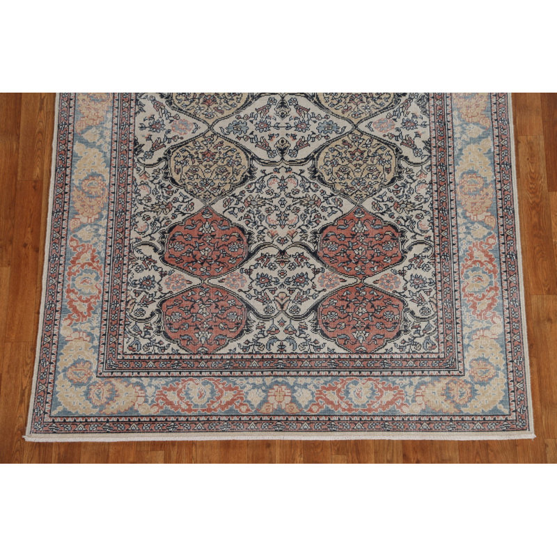 One-of-a-Kind 5'0" X 6'10" Wool Area Rug in Ivory