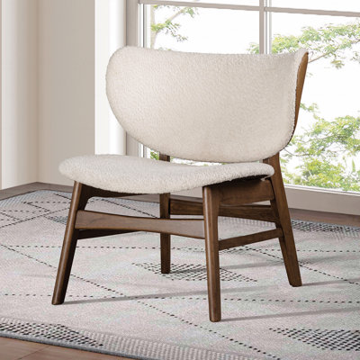 Modern Style Mid-Century Accent Chair With Wingback
