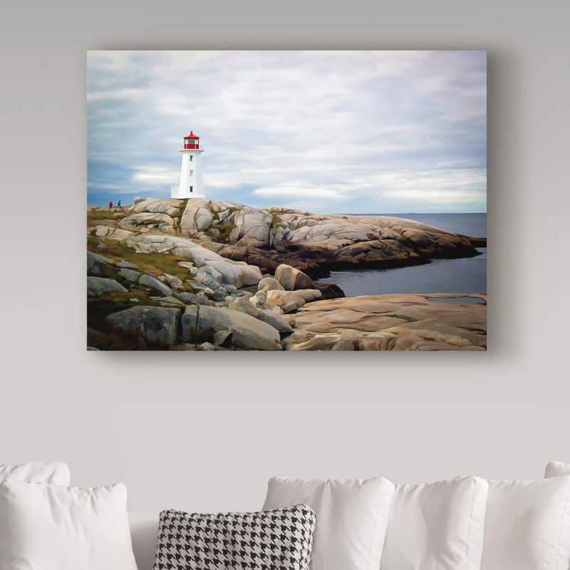 Reproduction de photo sur toile tendue, Garv Peggys Cove, NS, H 24 po x l 32 po x P 2 po