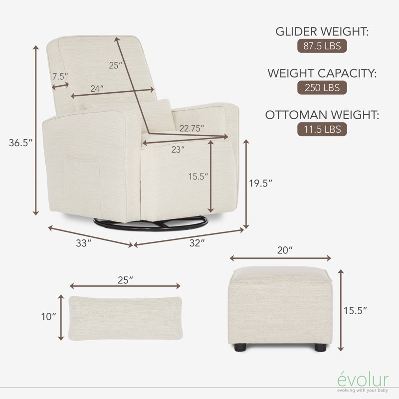 Holland Swivel Glider, Thunder
