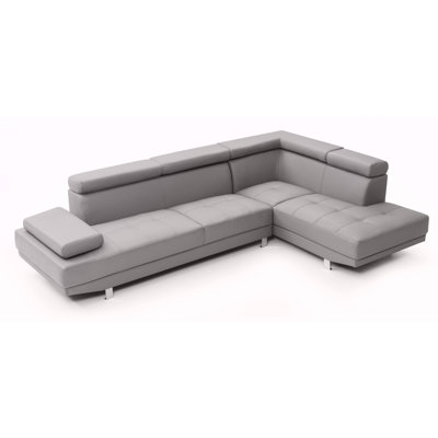 Canapé modulaire Riveredge (sans repose-pieds), gris