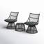 Fiona 2 - Person Patio Conversation Sets with Cushions-1278383729-1278383728