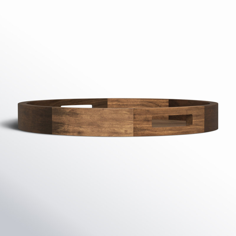Parkside Wood Tray, Natural Rustic