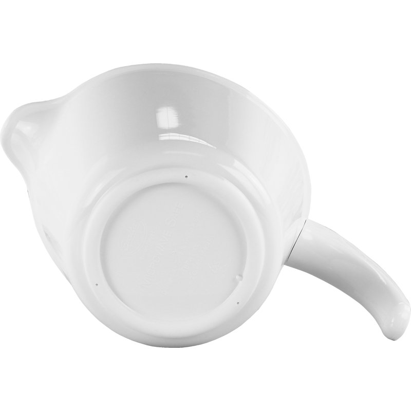 Ebern Designs Alicio Plastic Batter Bowl, White