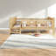 Lits en bois pleine grandeur peu encombrants avec rangement, lit moderne pour enfants