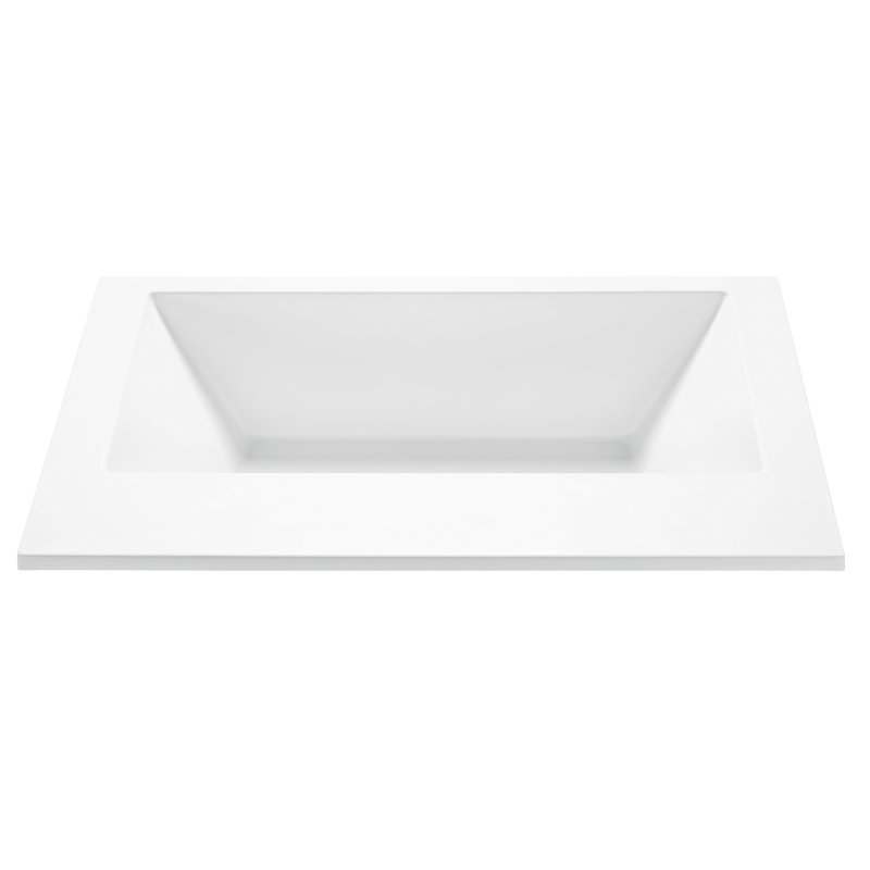Baignoire tourbillon 71,75 po MTI Solutions, Blanc, À poser