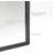 Black Metal Framed Arched Bathrrom Mirror for Wall