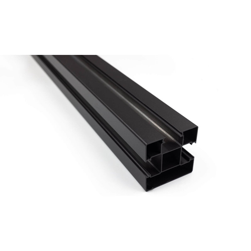 Frame It All Charcoal Aluminum Corner Post for Posts