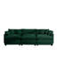 Ensemble de canapé surdimensionné à coussin modulaire, repose-pieds portatif, ensemble de canapé d'angle à dossier bas en L à assise profonde-1042570181