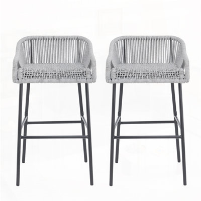 Outdoor Patio Rope Bar Stool