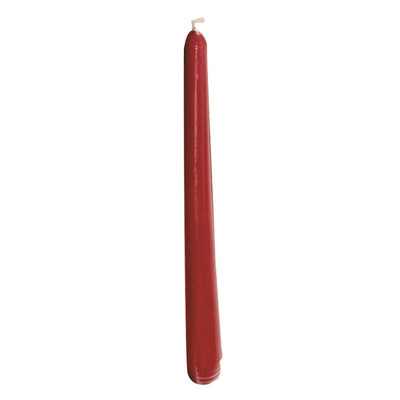 Ensemble de 12 chandelles rouges