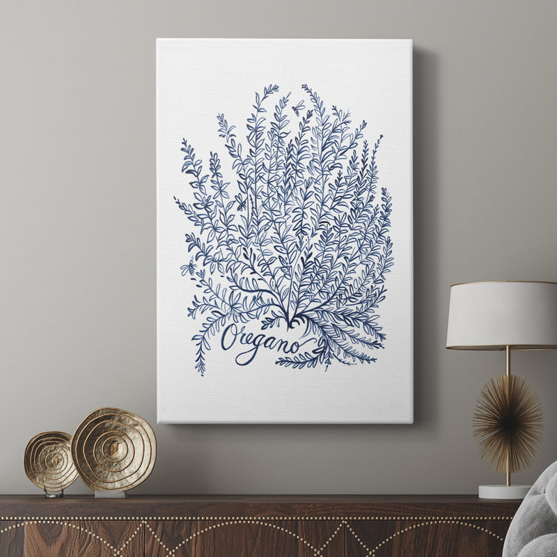 Summer Herb Garden Sketches II - galerie sur mesure, H 18 po x l 12 po