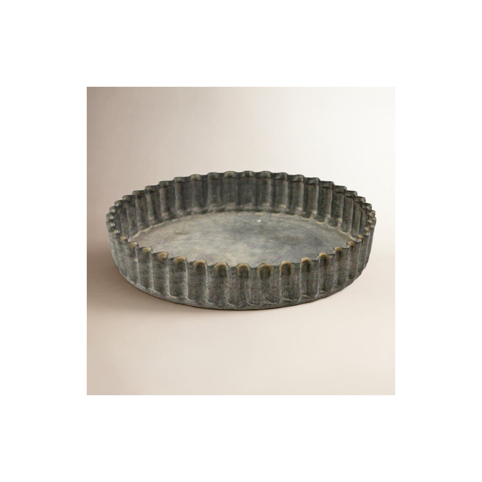 Javi Rustic Metal Cloche Tray, 2'' H x 4'' W x 4'' D