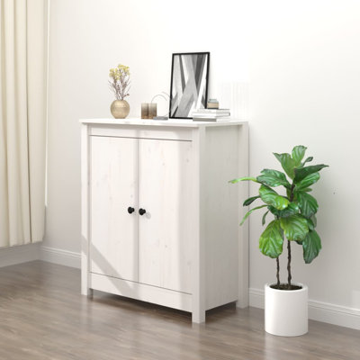 Bomera Solid Wood Rectangle Accent Cabinet