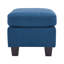 Repose-pieds rembourré, bleu marine-1025444222