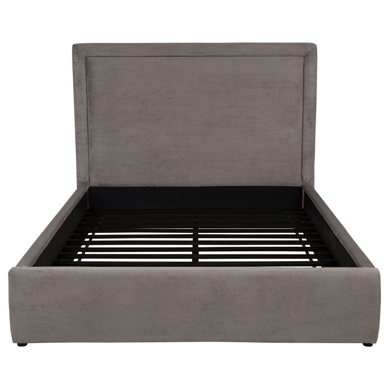 Lit plateforme tapissier grand Lawson 55 po Lawson, Gris, Grand