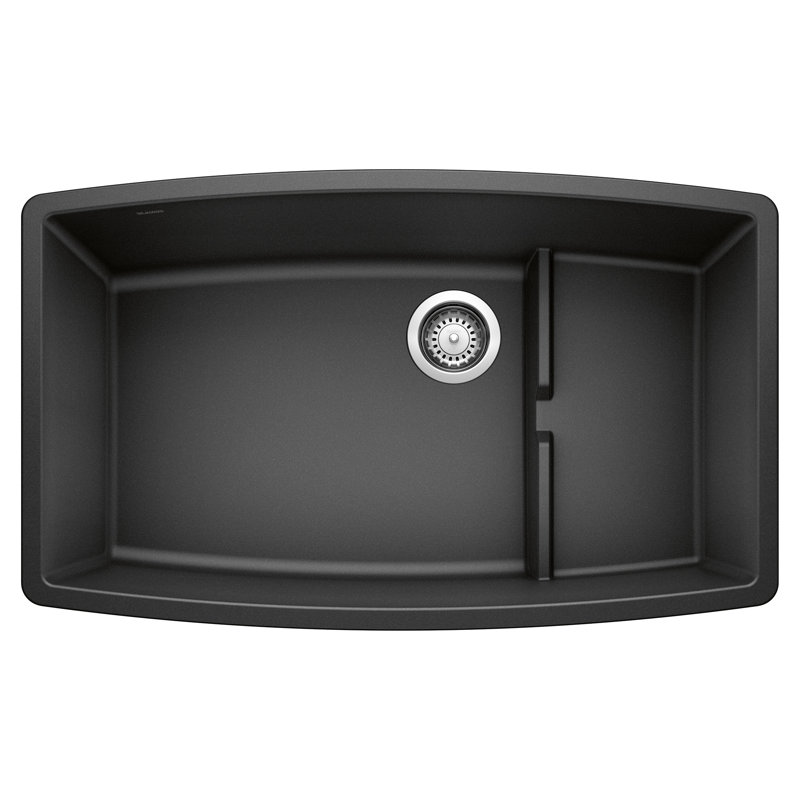 Évier de cuisine avec passoire et crépine Performa Cascade L 32 po x l 20 po, Anthracite
