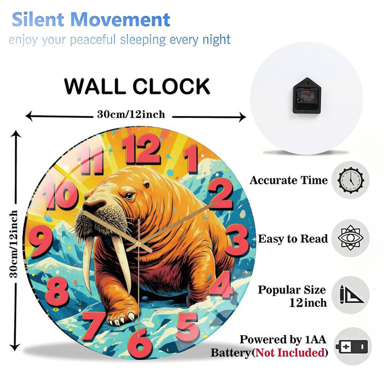 Horloge murale 12 po