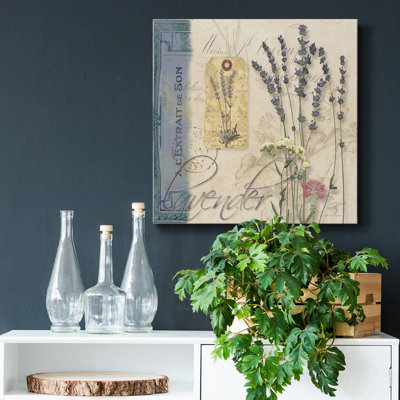 Lavande - reproduction d'art sur toile tendue