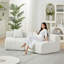 Chenille Curved Modular Sectional Sofa with Pillows-133015624-133015627