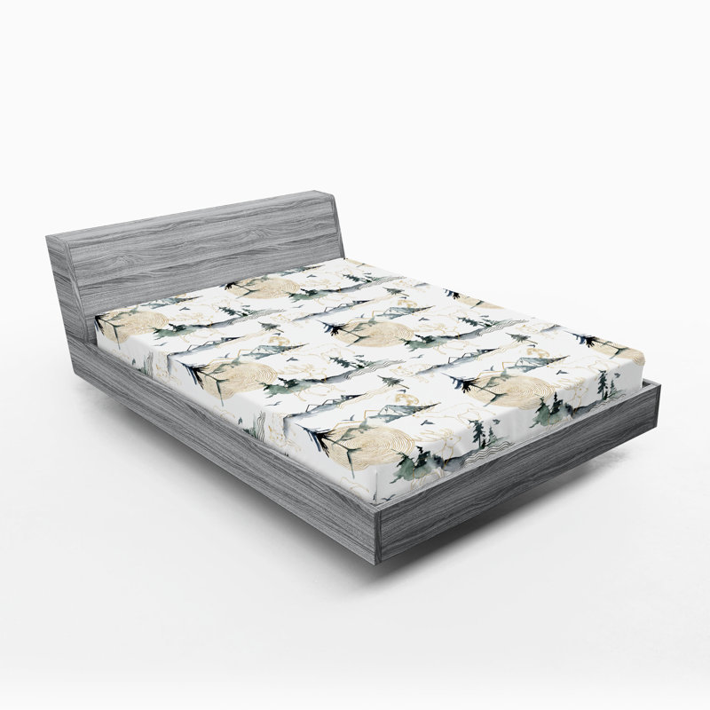 Drap-housse Ambesonne Wild Nature, Drap-housse de taille double