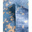 Tapis moderne noué à la main de conception unique - bleu, 9 pi 0 po x 12 pi 0 po Modern