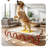 Wavy Army Elevated Dog Bed, Medium, Purple/Yellow-1227134959