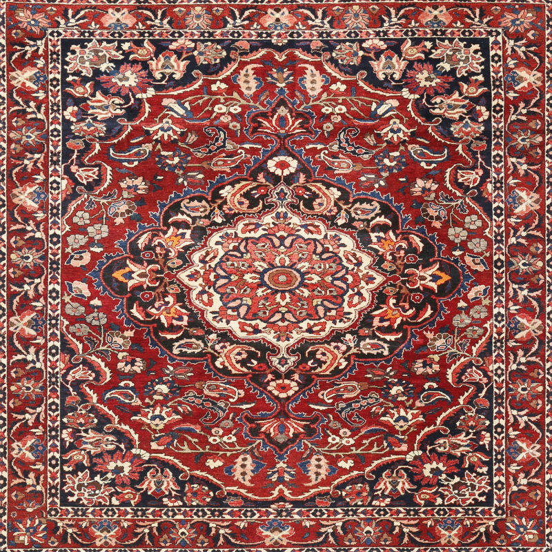 Oriental Indoor Rug, Square 6'