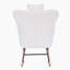 Chaise berçante rembourrée Teddy