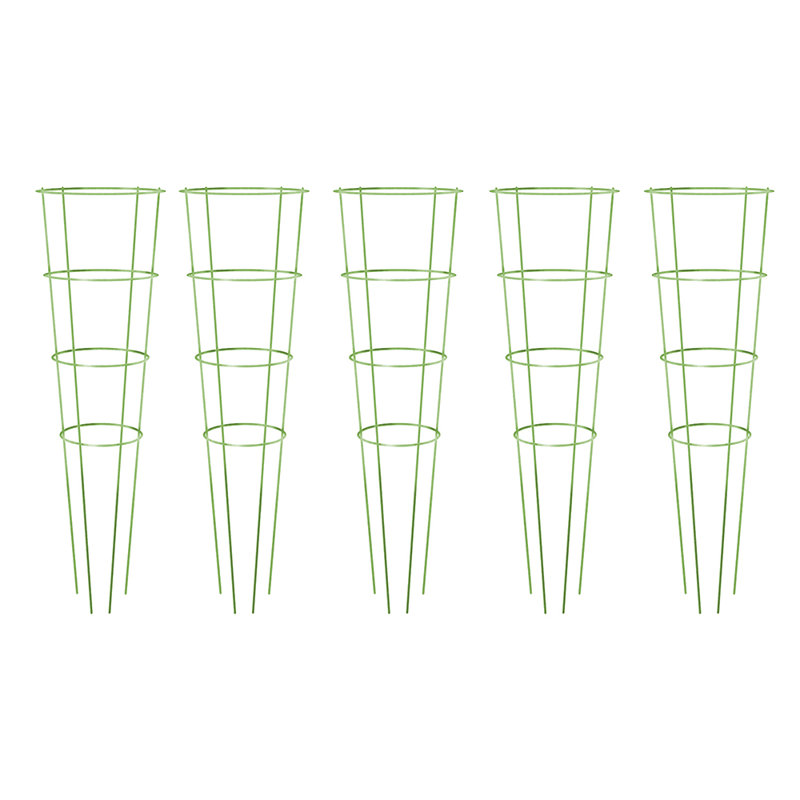 Bowermaster Metal Weather Resistant Plant Support, Green, 54" H x 16.14" W x 16.14" D