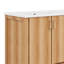 Meuble-lavabo en bois 36 po, 2 portes à fermeture douce, 4 tiroirs à fermeture douce, tablette réglable