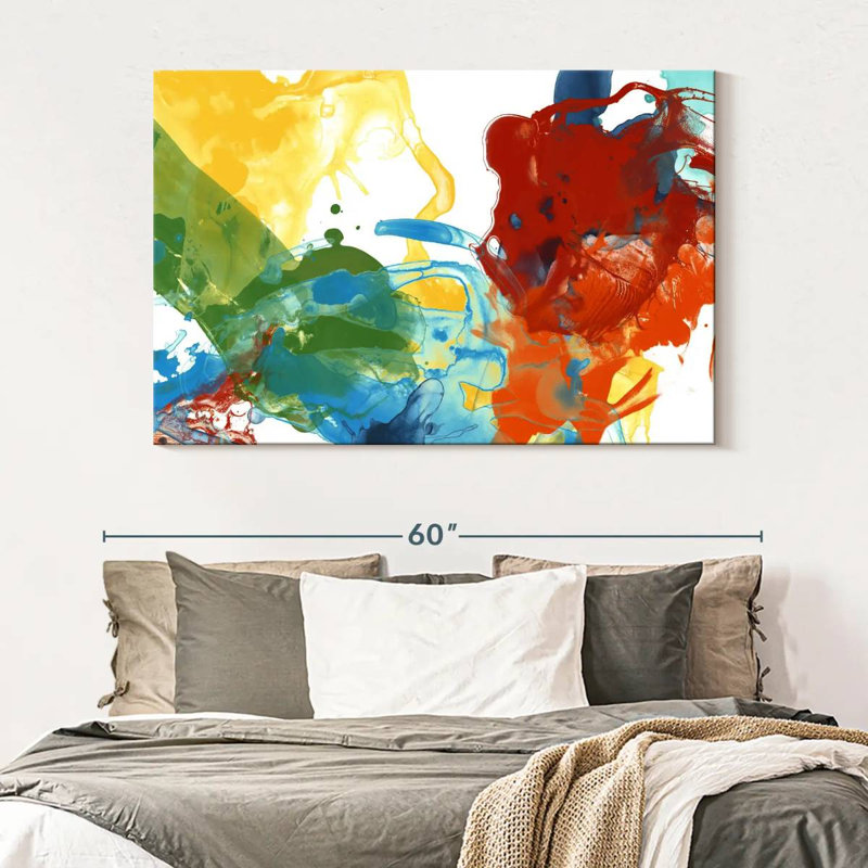 Avery Primary Abstract II, 34" H x 51" W