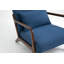 Chaise d'appoint Mid-Century moderne avec structure en bois, chaises de salon rembourrées avec coussin de taille, fauteuil de lecture pour véranda de chambre à coucher-1750340324-1750340345