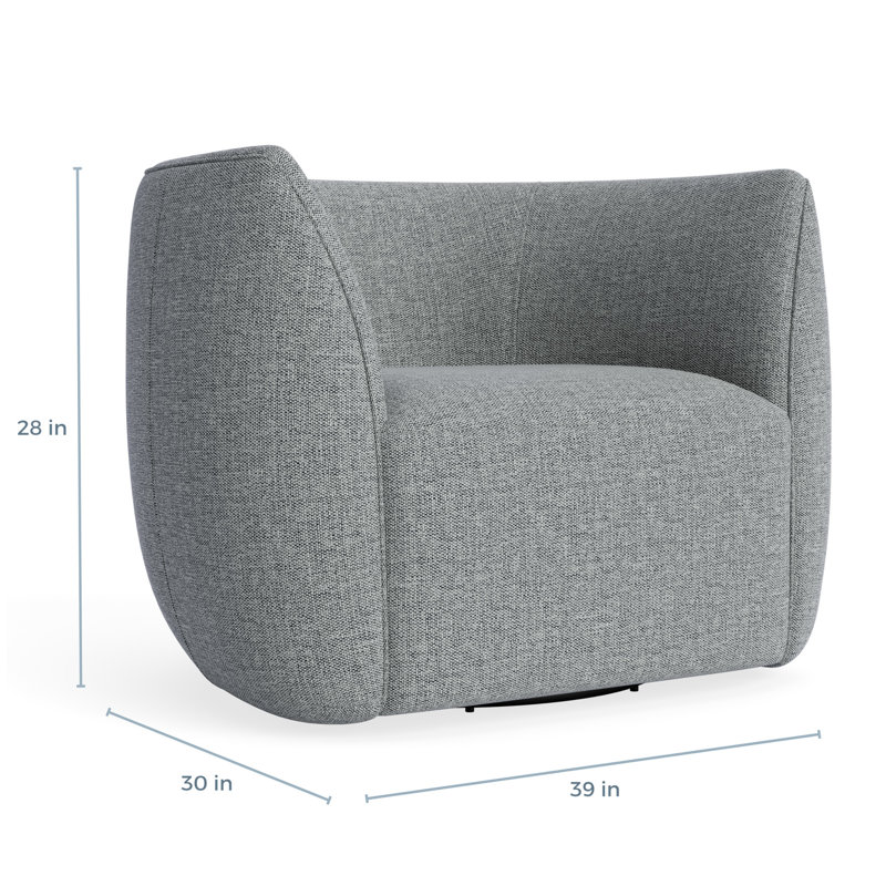 MTO - Méridienne pivotante Council, Kvadrat Invité gris bleu