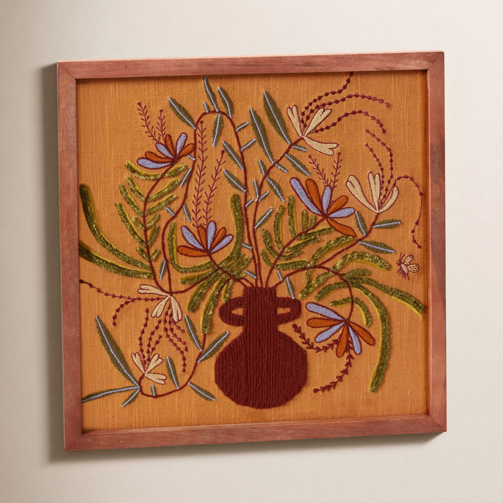 Framed Textile Wall Art