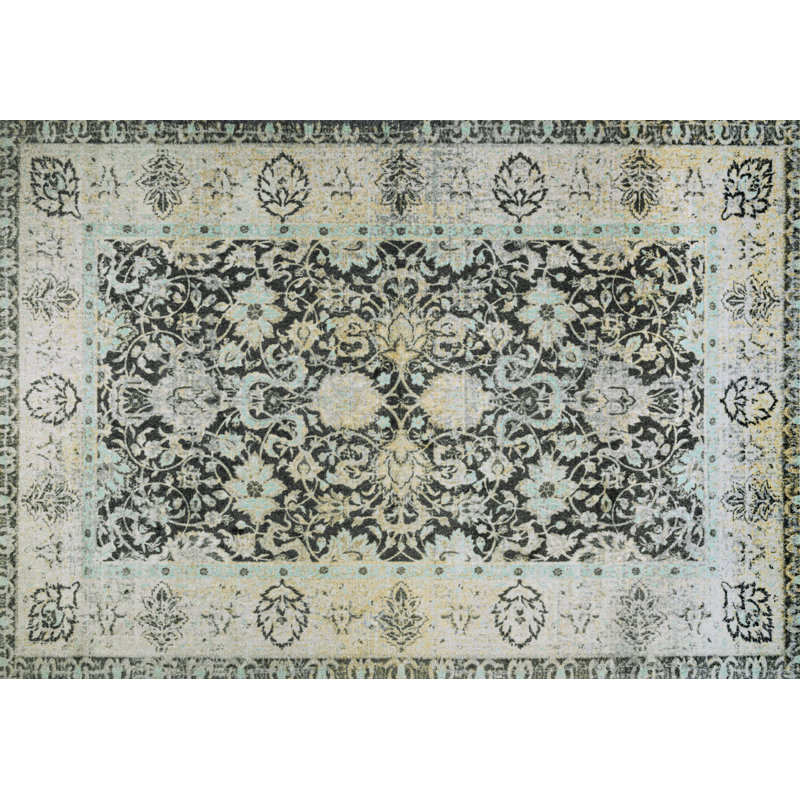 Arvand Non-Slip Floral Doormat, Rectangular 140 x 200cm