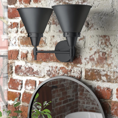 Éclairage pour meuble-lavabo à 2 lumières à intensité variable Gayle