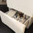 3 In 1 Vanity Desk With Flip Top Mirror And Foldable Sidetable